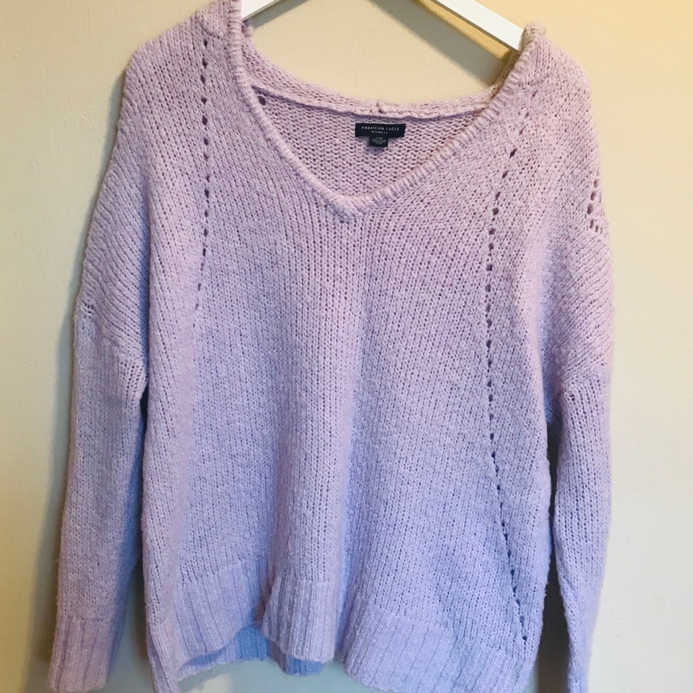 American Eagle Hooded Pullover Sweater Size Large